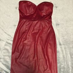 Long Red Elegant Dress