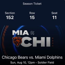 Bears vs Miami Dolphins