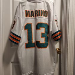 Reebok Stitched Miami Dolphins Dan Marino XL Jersey 