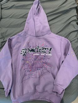 Sp5der Hoodie Purple Sweatshirt