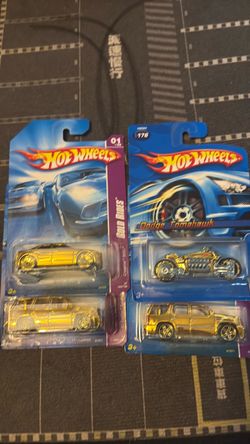 Gold Hot Wheels