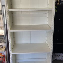White Bookcase OBO