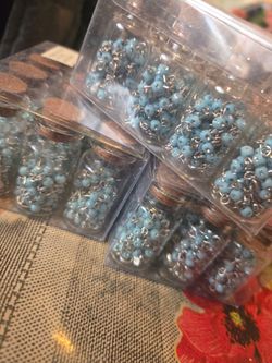 Mini blue rosary