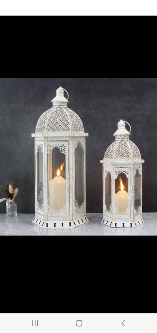 Decorative Candle Lantern Set