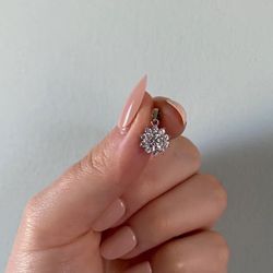 925 Sterling Silver Moissanite Diamond Pendant