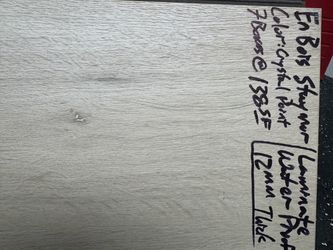 138 sf Waterproof Laminate light grey flooring SUPER DEAL