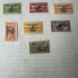 Philippines Island Van Gronau Complete Set Of Stamps 