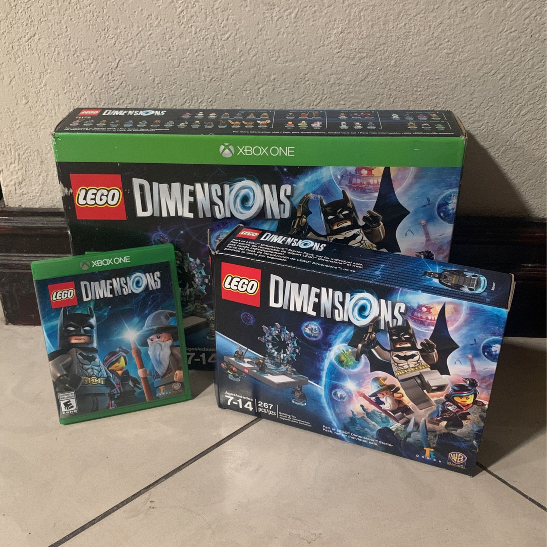 LEGO Dimensions Xbox One 2015 Game & Manual 1-2 players pre-owned