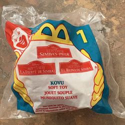 Vintage Lion King II Kovu Plush Toy