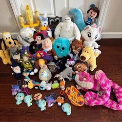 Disney Large Lot of Plush $25 for All 