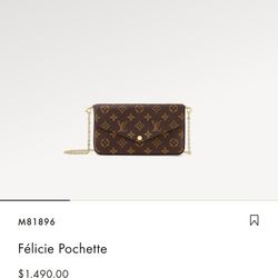 Louis Vuitton, Bags, Authentic Louis Vuitton Felicie Pochette