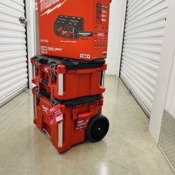 Milwaukee Packout Rolling Box, Tool Box And Radio