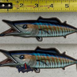 Boat Vehicle Tackle Box Offshore Fishing Fish Decals Stickers