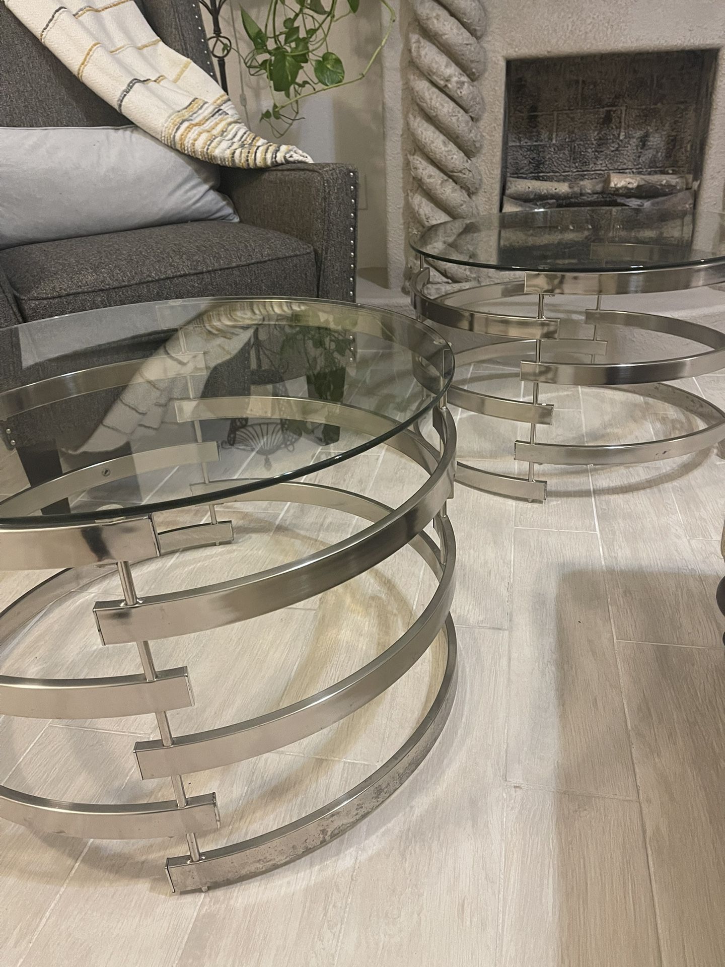 2 Modern Side Tables