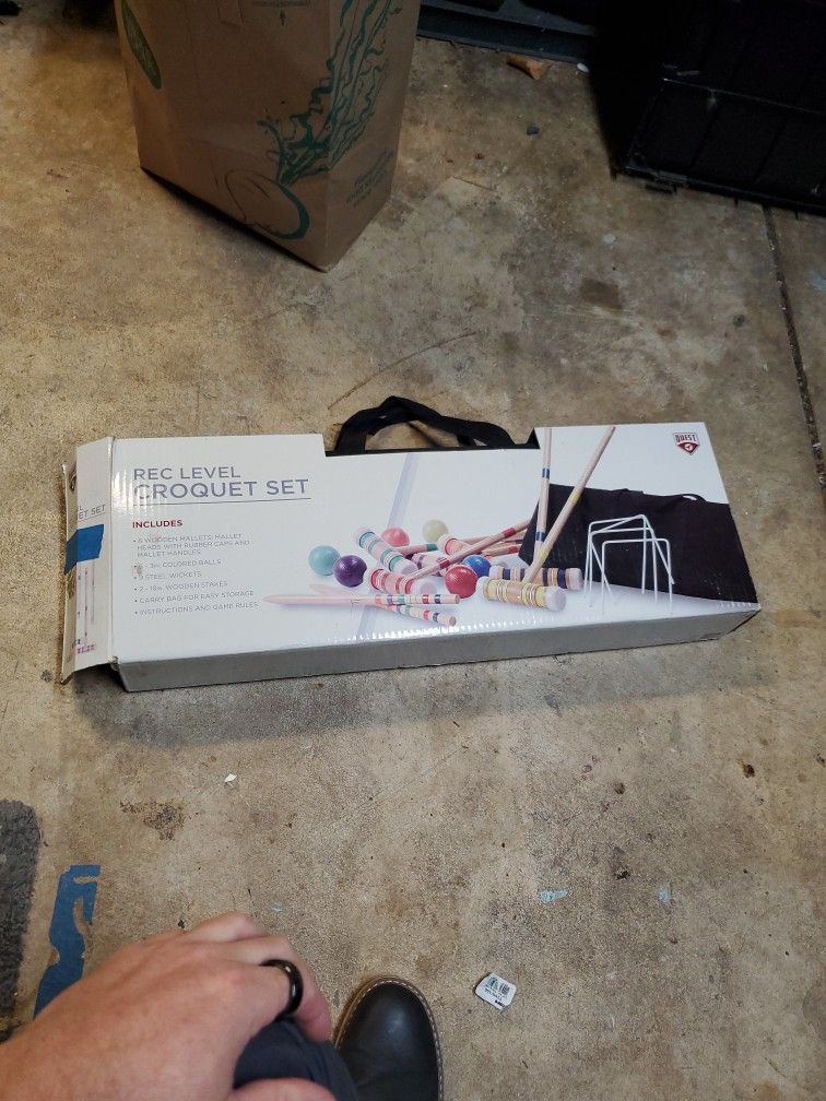 Rec Level CROQUET SET NEW