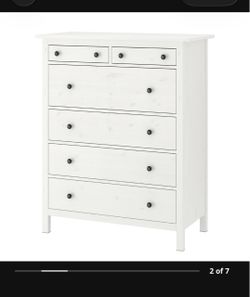 IKEA HEMNES 6-Drawer Dresser White