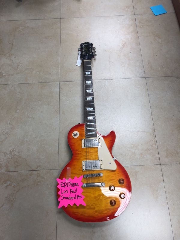 Epiphone Les Paul Standard Pro Rhytm Treble Knobs Sounds Great for Sale