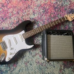 Squier Guitar Bundle W/ Amp & Accessories 