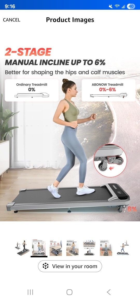 Abonow Treadmill (Like New)
