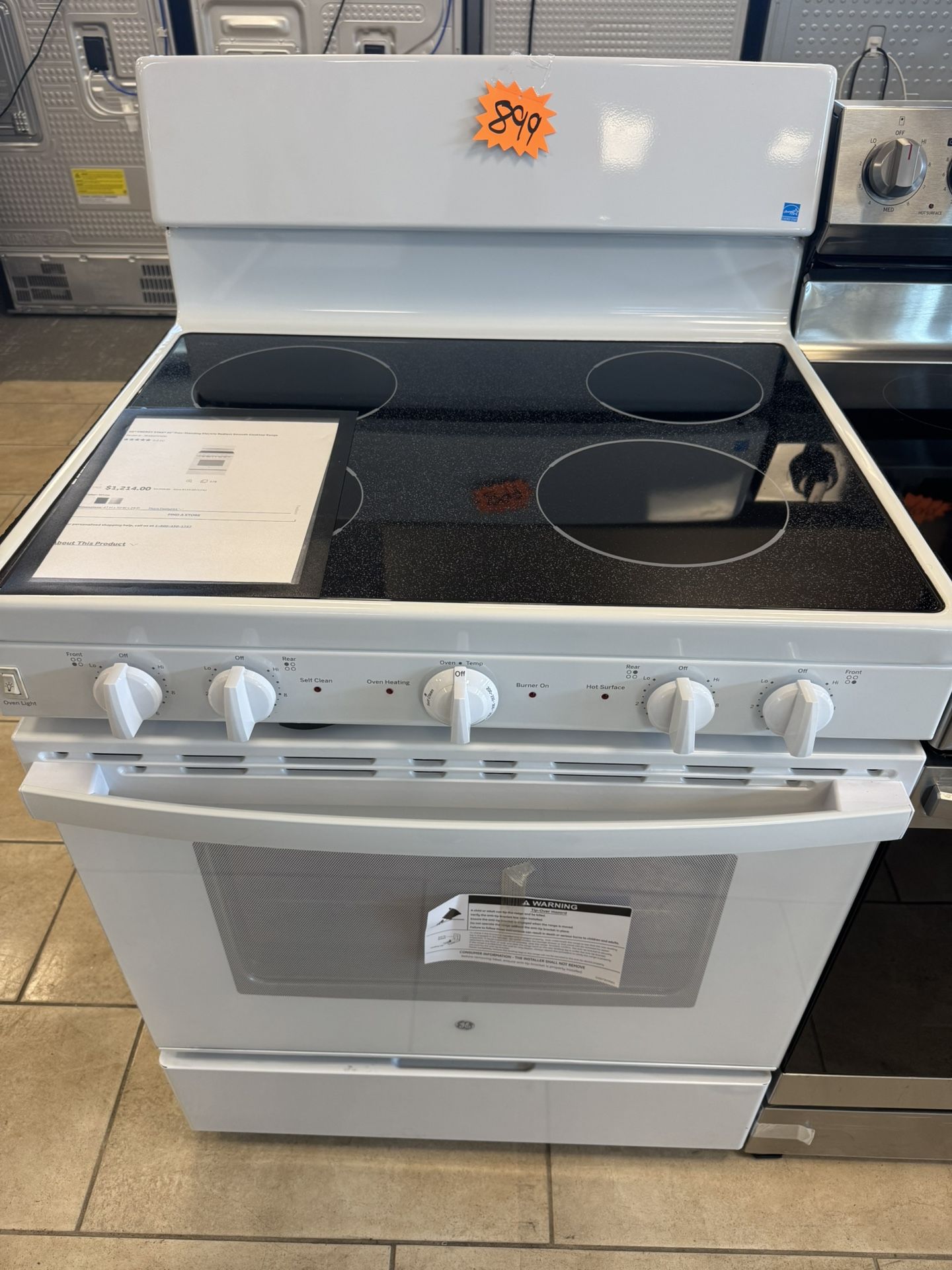 Ge Electric Range 399$