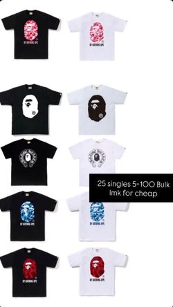 BAPE By Bathing Ape Graphic T-Shirts Bundle