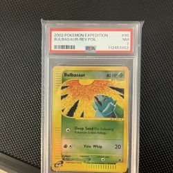 Expedition Bulbasaur Rev Holo 🍃 PSA 7