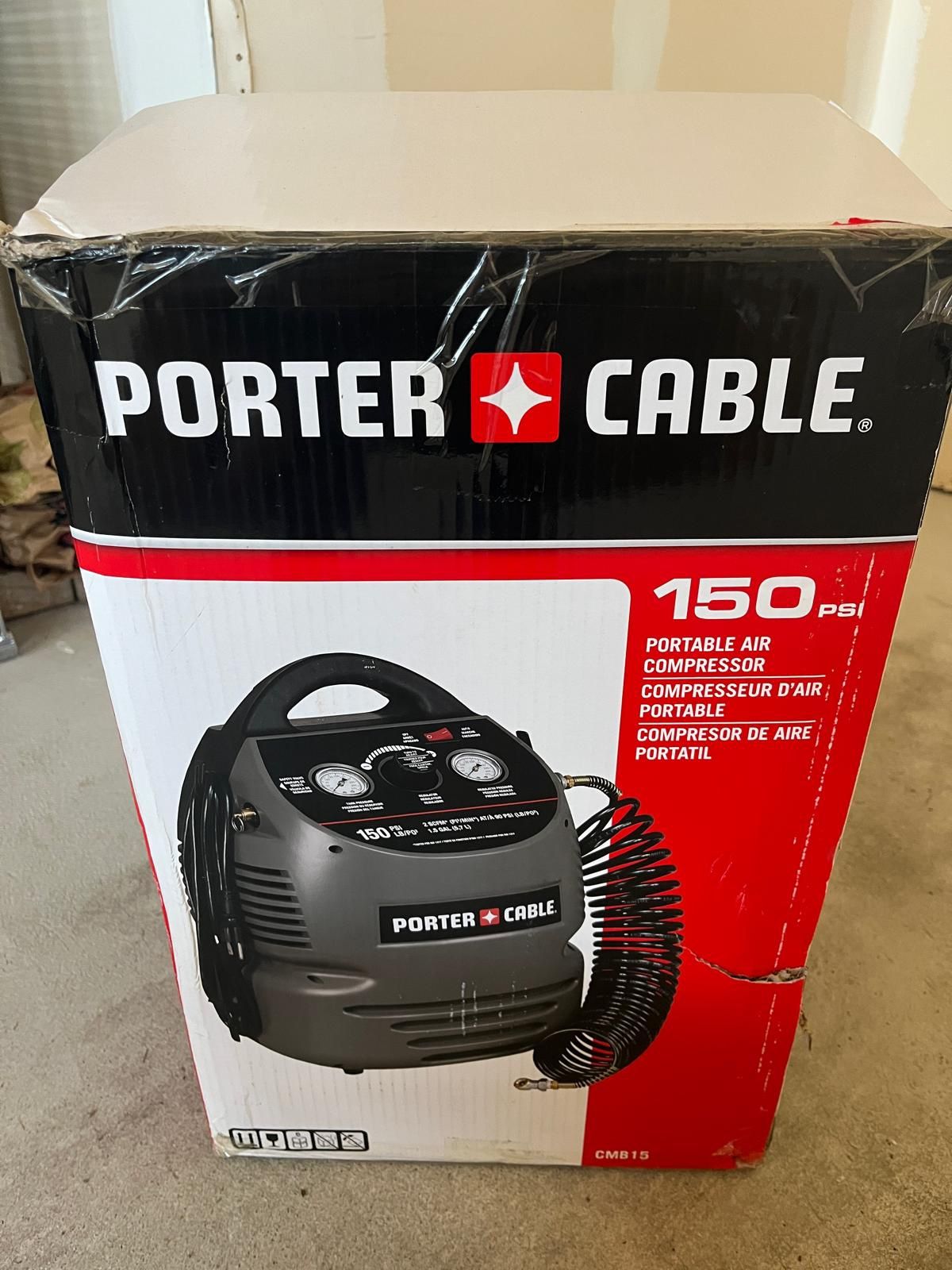 Porter Cable 150 PSI Air Compressor