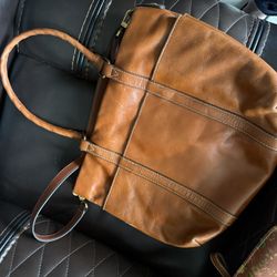 Three-Piece, Leather Brown Purse, Wallets Or Leather Also, You Get Two