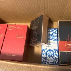 Baccarat, Dolce & Gabbana Light Blue And YSL Black Opium