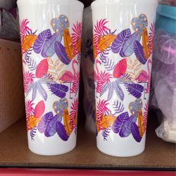 Tupperware Mexicano Set De 4 Vasos 16Oz