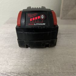 Milwaukee M18 5.0 red lithium