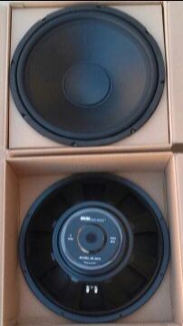 2 brand new loose replacement speakers: 15" woofers 400watts