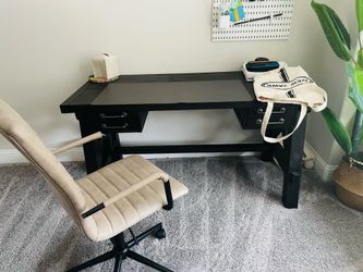 Desk and chair
