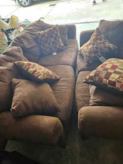 Couch and love seat
