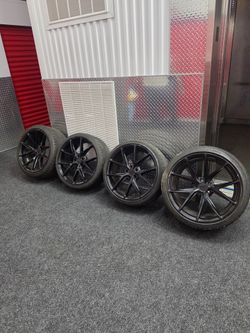 Niche M117 Misano Satin Black Wheels 19x8.5