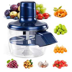 Automatic Grape Peeler Machine, Electric Garlic and Cherry Tomato Peeler, Cordless Fruit Skin Remover for Small Produce, Easy Peeling Kitchen Tool (Bl