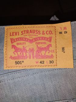 Levi's 501 grey