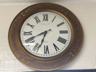 Gold Clock $15 OBO