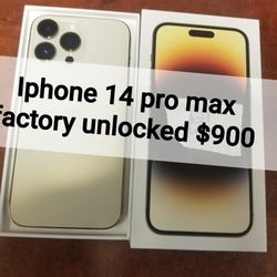 iPhone 14 Pro Max Gold Factory Unlocked 
