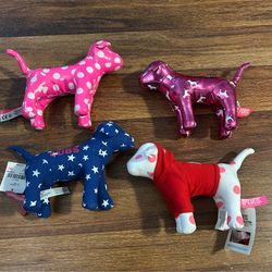 Victoria's Secret PINK Dog Plush Toys Set of 4