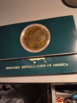 Historic Replica Coins of America Gold-Tone Coin