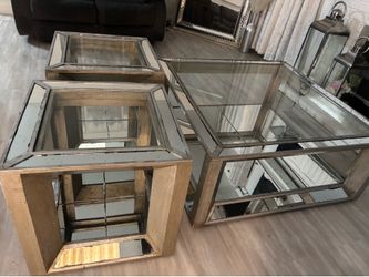 Coffee table + 2 end tables
