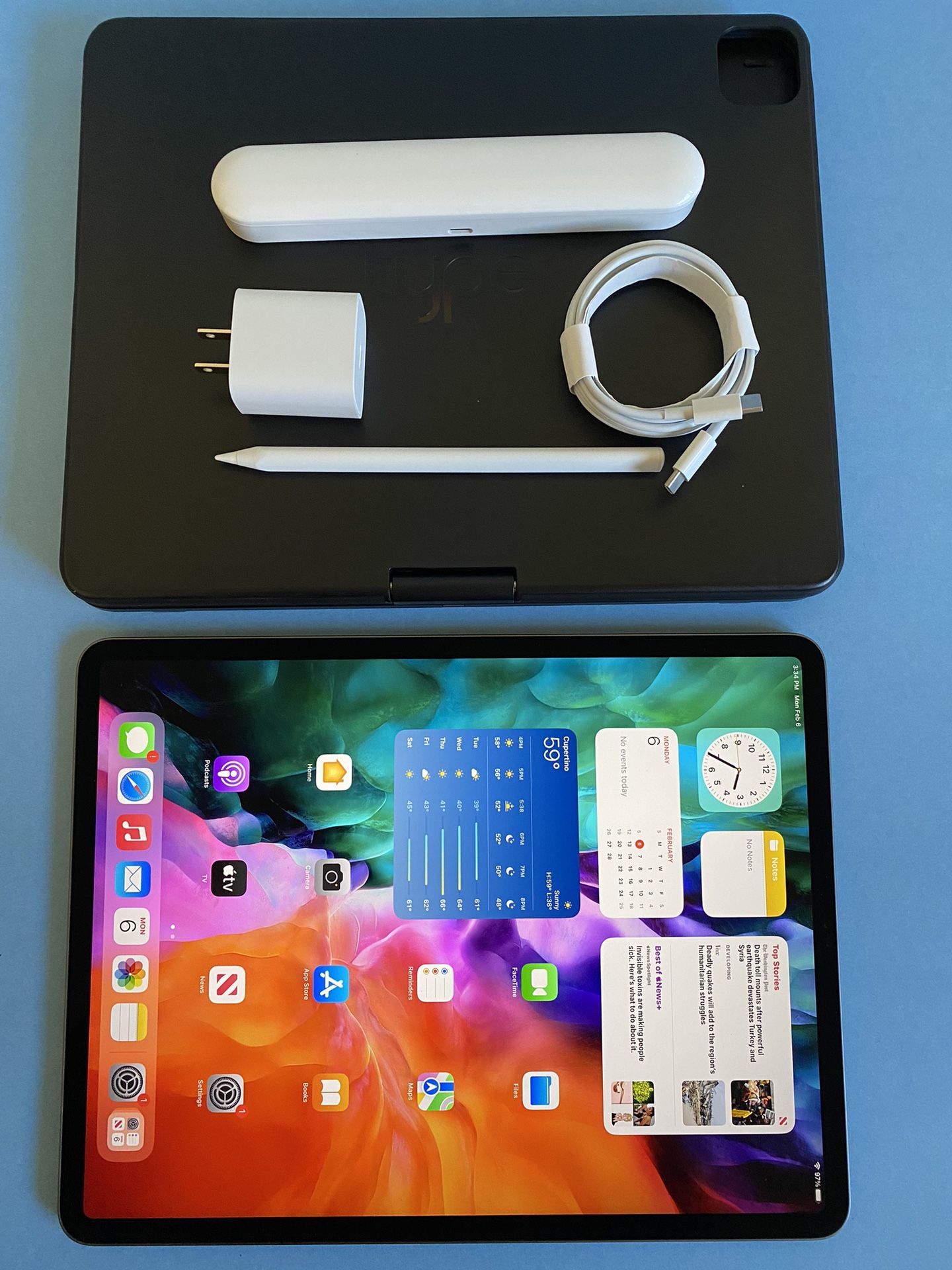 1TB / 1024GB Apple IPad Pro 12.9” 4th Generation (2020 Model/ Face