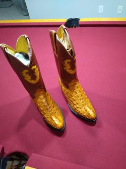 Mexican Leather/Crocodile Boots
