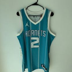 NWT Lonzo Ball (2) Charlotte Hornets Jordan Brand NBA Men’s Swingman Jersey 