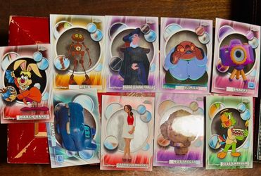 Nice 👍!! 2026 Topps Chrome Disney Trading Cards Lot - 9 Cards (Nostalgia, Frollo, Jumba, etc.) !