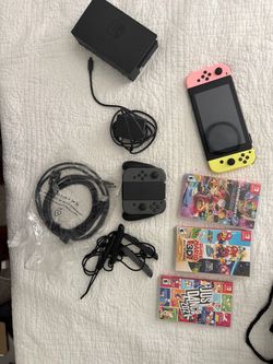 Nintendo Switch Bundle + 3 Games — $250 OBO