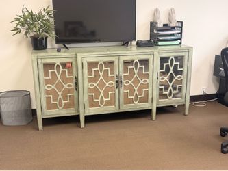 Mirrored credenza