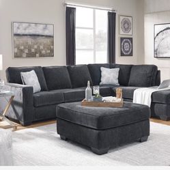 Altari Slate 2-Piece RAF Chaise Sectional (couch Sofa Loveseat Options 