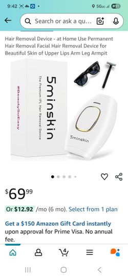 5 Minskin Hair Removal Device